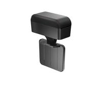 SPAMFAFGHQ Organizador Universal Para Reposabrazos De Coche Altura Ajustable Almohadilla Para Reposabrazos Caja De Almacenamiento(Black-Red 1pc)