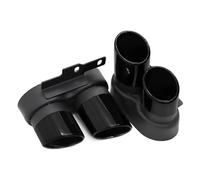 SPAMFAFGHQ Para A6 A7 C8 2019 2020 2021 2022 2023 2024 Actualización De Escape S6 S7 Sistema De Escape Con Punta De Silenciador De Acero Inoxidable Negro(NEGRO)