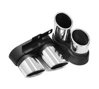 SPAMFAFGHQ Para A6 A7 C8 2019 2020 2021 2022 2023 2024 Actualización De Escape S6 S7 Sistema De Escape Con Punta De Silenciador De Acero Inoxidable Negro(Plata)
