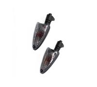 SPAMFAFGHQ Para Aprilia RS4125 RSV1000R Luz Intermitente Delantera | Luz Intermitente Delantera Motocicleta Para SMV750 SXV550 SMV1200 NA850GT Direccional(Ahumado)