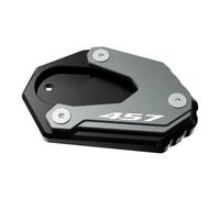SPAMFAFGHQ para Aprilia RS457 2024 2025 Accesorios Motocicleta Kickstand Soporte Lateral Ampliar Almohadilla De Extensión(Gris)