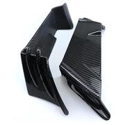 SPAMFAFGHQ para Aprilia RS660 para Tuono 660 2021 2022 2023 Motocicleta Alerón Lateral Spoiler Flujo Aire ala Fija Carenado Delantero (Carbon Fibre)