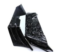 SPAMFAFGHQ para Aprilia RS660 para Tuono 660 2021 2022 2023 Motocicleta Alerón Lateral Spoiler Flujo Aire ala Fija Carenado Delantero (Forging Pattern)