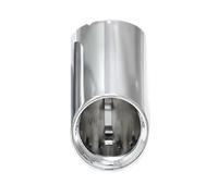 SPAMFAFGHQ Para B&MW Serie 3 G20 G21 320D 330i 320i 2023 2024 Punta De Silenciador Reemplazo Sistema De Escape Tobera Cubierta De Escape(Plata,1 pieza)