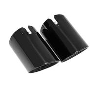 SPAMFAFGHQ Para B&MW Serie 3 G20 G21 320D 330i 320i 2023 2024 Punta De Silenciador Reemplazo Sistema De Escape Tobera Cubierta De Escape(NEGRO,2 piezas)