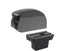 SPAMFAFGHQ Para Baojun Para Yep Caja De Reposabrazos Auto Accesorios Auto Detalles Interiores Caja De Almacenamiento Piezas De Retrofit(A2 Black single)