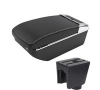 SPAMFAFGHQ Para C&hevrolet Para Aveo T200 T250 T255 Caja De Descansabrazos(A3 Negro blanco 7USB)