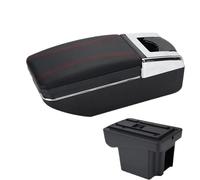 SPAMFAFGHQ Para C&hevrolet Para Niva Reposabrazos Caja Central Contenido Caja Interior Para Niva Reposabrazos(A1 Negro rojo SIN USB)