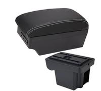 SPAMFAFGHQ Para C&hevrolet Para NIVA Reposabrazos Piezas Retrofit Caja Reposabrazos Auto Caja Almacenamiento Accesorios Interior Auto Interfaz USB(A3 Negro blanco 7USB)