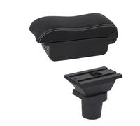 SPAMFAFGHQ Para C&hevrolet Para Onix Caja Reposabrazos Para JOY Almacenamiento Reposabrazos Coche Detalles Internos(B black line 3USB)