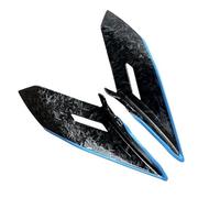 SPAMFAFGHQ para CFMOTO 450 SR 450SRS 2022 2023 2024 450SR Winglet Fuerza descendente Lateral Spoiler Naked ala Fija Careneado Deflector Piezas(Stone Pattern Blue)
