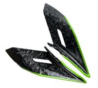 SPAMFAFGHQ para CFMOTO 450 SR 450SRS 2022 2023 2024 450SR Winglet Fuerza descendente Lateral Spoiler Naked ala Fija Careneado Deflector Piezas(Stone Pattern Green)