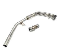 SPAMFAFGHQ Para CFMOTO 450MT 450 MT 450-MT 2023-2024 Tubo Delantero De Acero Inoxidable Modificado Sistema De Escape Completo De 51 Mm Para Motocicleta