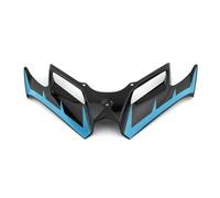 SPAMFAFGHQ para CFMOTO 450SR 450 SR 2022 2023 2024 Motocicleta Carenero Delantero Alerón Aerodinámico Cubierta ala Fija(Azul)