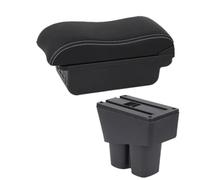 SPAMFAFGHQ Para City Caja De Descansabrazos 2008 2009 2010 2011 2012 2013 Almacenamiento Central Retrofit Con USB Accesorios Coche(B white line 3USB)