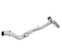 SPAMFAFGHQ Para CRF250L CRF300L Para Rally 2021-2022 Silenciador Del Sistema De Escape De Motocicleta Tubo De Conexión Central Delantero Adecuado(Escribe a)