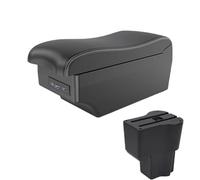 SPAMFAFGHQ Para Daihatsu Para Sirion 2020 Reposabrazos Consola Central Interior Caja Almacenamiento Accesorios Brazo(A3 Negro blanco 7USB)