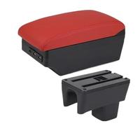 SPAMFAFGHQ Para Daihatsu Para Terios Reposabrazos Auto Consola Central Piezas Interior Accesorios Con USB(C4 red 7USB)