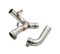 SPAMFAFGHQ Para Ducati Para Multistrada MTS 1260 S 1260S 2018 2019 2020 Escape Moto Tubo De Enlace Intermedio Deslizante De Escape De Motocicleta