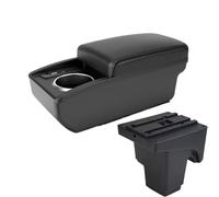 SPAMFAFGHQ Para F&ord Para FOCUS 3 Caja Reposabrazos Para F&ord Para Focus III MK3 Caja Almacenamiento Reposabrazos Coche(B2 Línea negra 6USB)
