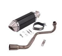 SPAMFAFGHQ Para GROM MSX125 MSX-125 MSX 125 SF 2013-2021 Tubo De Enlace Delantero Con Silenciador DB Killer Sistema De Escape Para Motocicleta(Style F)