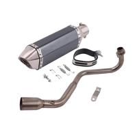 SPAMFAFGHQ Para GROM MSX125 MSX-125 MSX 125 SF 2013-2021 Tubo De Enlace Delantero Con Silenciador DB Killer Sistema De Escape Para Motocicleta(Style G)