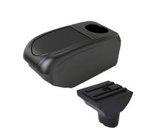 SPAMFAFGHQ Para Hyundai I20 2012 Caja De Brazo Auto Piezas Interiores Piezas Retrofit Caja Almacenamiento Accesorio Auto(B1 Black Frame 6USB)