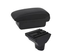 SPAMFAFGHQ Para Hyundai I20 Caja Reposabrazos Almacenamiento Central Caja Interior Piezas Retrofit Dedicadas Accesorios Auto(A1 Línea negra SIN USB)