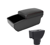 SPAMFAFGHQ Para HYUNDAI Para Getz Caja De Reposabrazos Coche Piezas Retrofit Caja Almacenamiento Central Accesorios Auto(B1 Red Storage box)