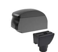 SPAMFAFGHQ Para HYUNDAI Para Getz Caja Reposabrazos Coche Piezas Retrofit Caja Almacenamiento Central Accesorios Coche(A2 Black single)