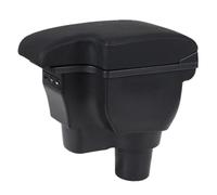 SPAMFAFGHQ Para Hyundai Para SOLARIS Para Solaris 2 Para Accent Para Verna 2017 2018 2019 2020 2021 Caja Descansabrazos Auto Caja Almacenamiento(A2 Black leather USB)