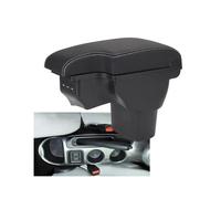 SPAMFAFGHQ Para Infiniti ESQ Para N&issan Para Juke 2010-2019 Reposabrazos De Coche Accesorios Detalles Interiores Caja De Almacenamiento Piezas Retrofit USB(A3 Black White line)