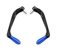 SPAMFAFGHQ para Kawasaki para Ninja Z800 Z750 ZX10R ZX6R ER6N Protector Universal para Manillar De Motocicleta Incluye Puños Manetas Freno Y Embrague(Azul)