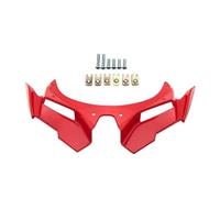 SPAMFAFGHQ para Kawasaki para Ninja ZX-4R ZX-25R ZX4R ZX25R 2023 2024 Fairing Frontal Winglets ala Aerodinámica Cubierta De Protección(Rojo)