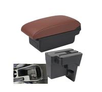 SPAMFAFGHQ Para Kia K3 BL7 2023 2024 2025 Reposabrazos Central Auto Caja Almacenamiento(A6 marrón sin USB)
