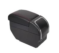 SPAMFAFGHQ Para Kia K3 BL7 Caja Reposabrazos Para Kia K3 BL7 2023 2024 2025 Almacenamiento Actualización Interior(E red line 9USB)