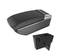 SPAMFAFGHQ Para Kia Para K3 BL7 2023 2024 2025 Consola Central Caja De Almacenamiento Con Apoyabrazos USB Accesorios Interiores De Coche(Línea negra Sin USB)