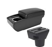 SPAMFAFGHQ Para KIA Para Rio 2 Caja De Brazo Para KIA Para Rio2 2006 2007 2008 2009 2010 2011 Caja Almacenamiento Accesorios Interiores Auto Usb(A2 línea negra Sin USB)