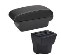 SPAMFAFGHQ Para KIA Para Rio 5 Reposabrazos 2014-2019 Repuestos Reposabrazos Auto Caja De Almacenamiento Accesorios Auto Interior(C3 Negro blanco SIN USB)