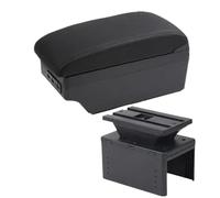SPAMFAFGHQ Para Kia Para Venga Caja Reposabrazos Para Kia Para Venga Caja De Almacenamiento Central Auto Reposabrazos Piezas De Retrofit(C2 línea negra 7USB)