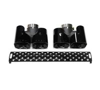 SPAMFAFGHQ Para Land Rover Para Defender 90 110 3.0T 2020 2021 2022 2023 2024 Silenciador De Acero Inoxidable Con Diseño De Cuatro Cuadrados(1 juego)