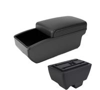 SPAMFAFGHQ Para Mahindra Para Bolero Reposabrazos Universal Caja De Almacenamiento Reposabrazos Central Coche Caja De Pañuelos(B2 Black Storage box)