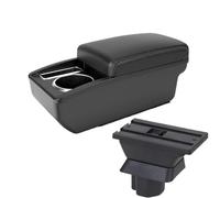 SPAMFAFGHQ Para Mazda 2 Caja De Brazo Para Demio Caja De Brazo De Coche Caja De Almacenamiento Central Accesorios(Línea blanca A3 Sin USB)