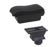 SPAMFAFGHQ Para Mazda 2 Para Mazda 2 Para Demio Reposabrazos Caja De Almacenamiento Central Interior Retrofit Carga USB(A white line No USB)
