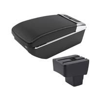 SPAMFAFGHQ Para Mazda 2 Skyactiv Versión Para CX-3 Caja De Brazo Retrofit Caja De Almacenamiento De Brazo De Auto Accesorios De Auto(A2 Black line7 USB)