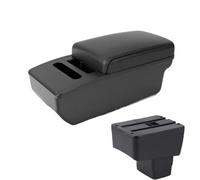 SPAMFAFGHQ Para Mazda CX-3 Reposabrazos Para Mazda 2 Versión Skyactiv Reposabrazos Almacenamiento Coche Retrofit(A2 Black Tissue Box)