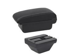 SPAMFAFGHQ Para MG ZS Caja De Reposabrazos De Coche Caja De Almacenamiento Central Retrofit Interior Con Interfaz USB(C3 Negro blanco SIN USB)