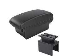 SPAMFAFGHQ Para Modelo Universal Reposabrazos Caja De Almacenamiento Soporte Para Brazo Interior Piezas Retrofit Universal Reposabrazos Central Auto(A1 Línea negra SIN USB)