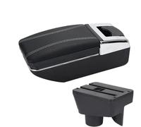 SPAMFAFGHQ Para Morris Para Garajes MG3 Caja Reposabrazos Para MG MG3 Coche Consola Central Accesorios Modificación Reposabrazos Con USB(Línea blanca A3 Sin USB)