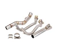 SPAMFAFGHQ Para Motocicleta Para CBR250RR Años 2017-2022 Silenciador De Conexión Deslizante De 51 Mm Tubo De Escape Delantero Modificado(Estilo A)